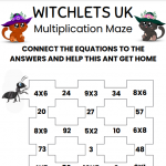 #30DaysWild – Day 12 – Multiplication Maze
